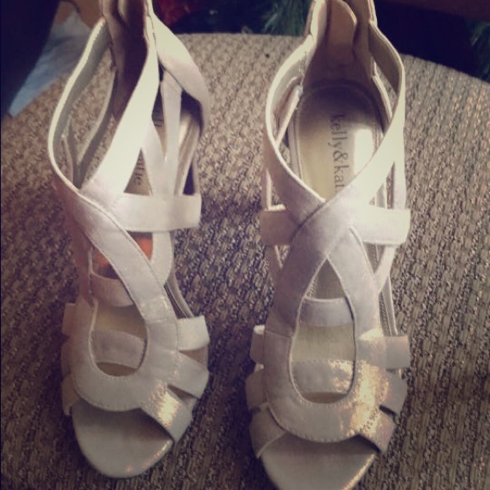 Kelly & Katie, beige, high heel, fancy shoe